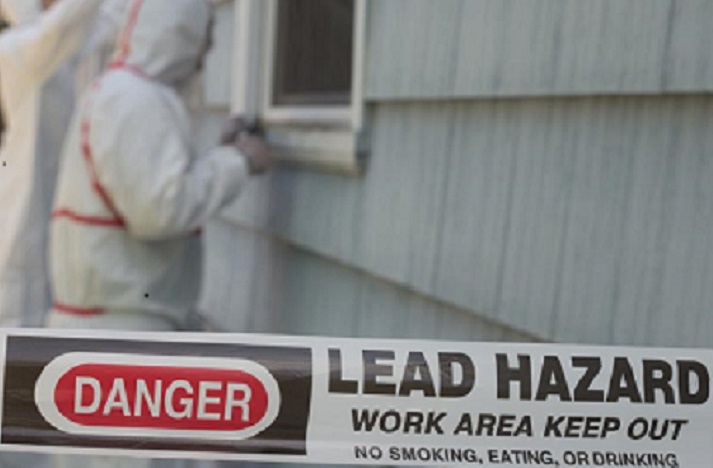 Lead hazard sign