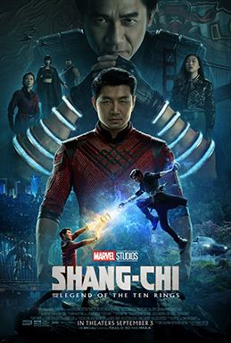 Theatrical release poster of Shang-Chi and the Legend of the Ten Rings.