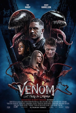 Theatrical release poster of Venom: Let There Be Carnage