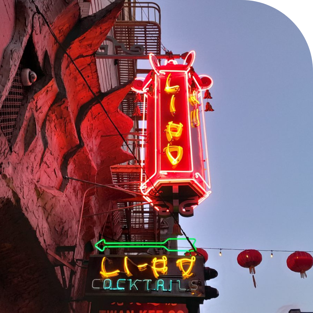 Photo of neon sign