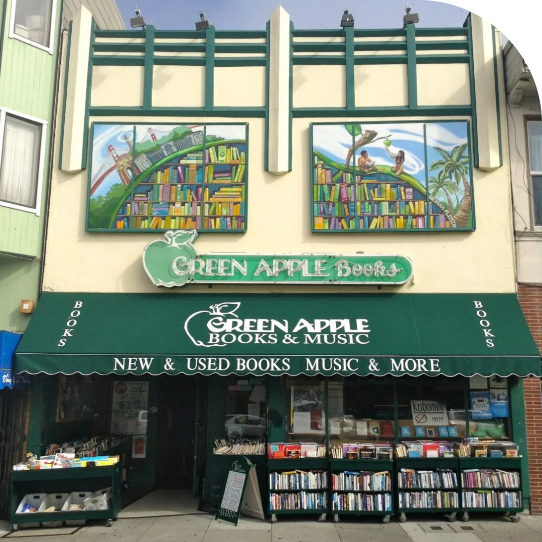 photo of the storefront of Green Apple Books