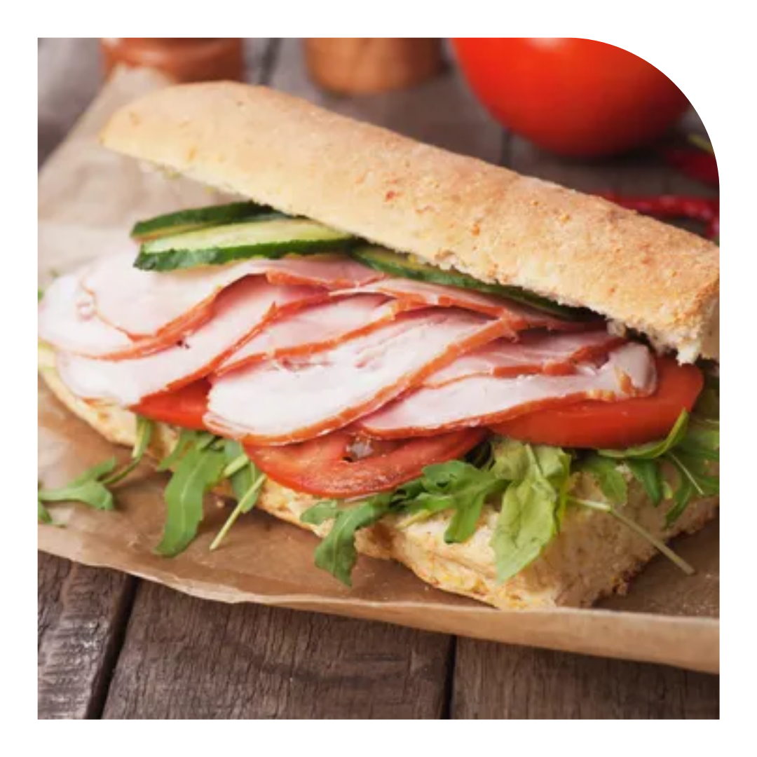 photo of a sandwich