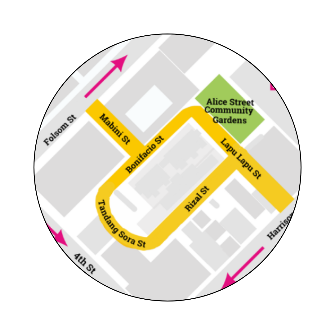 Thumbnail map of Sunday Streets