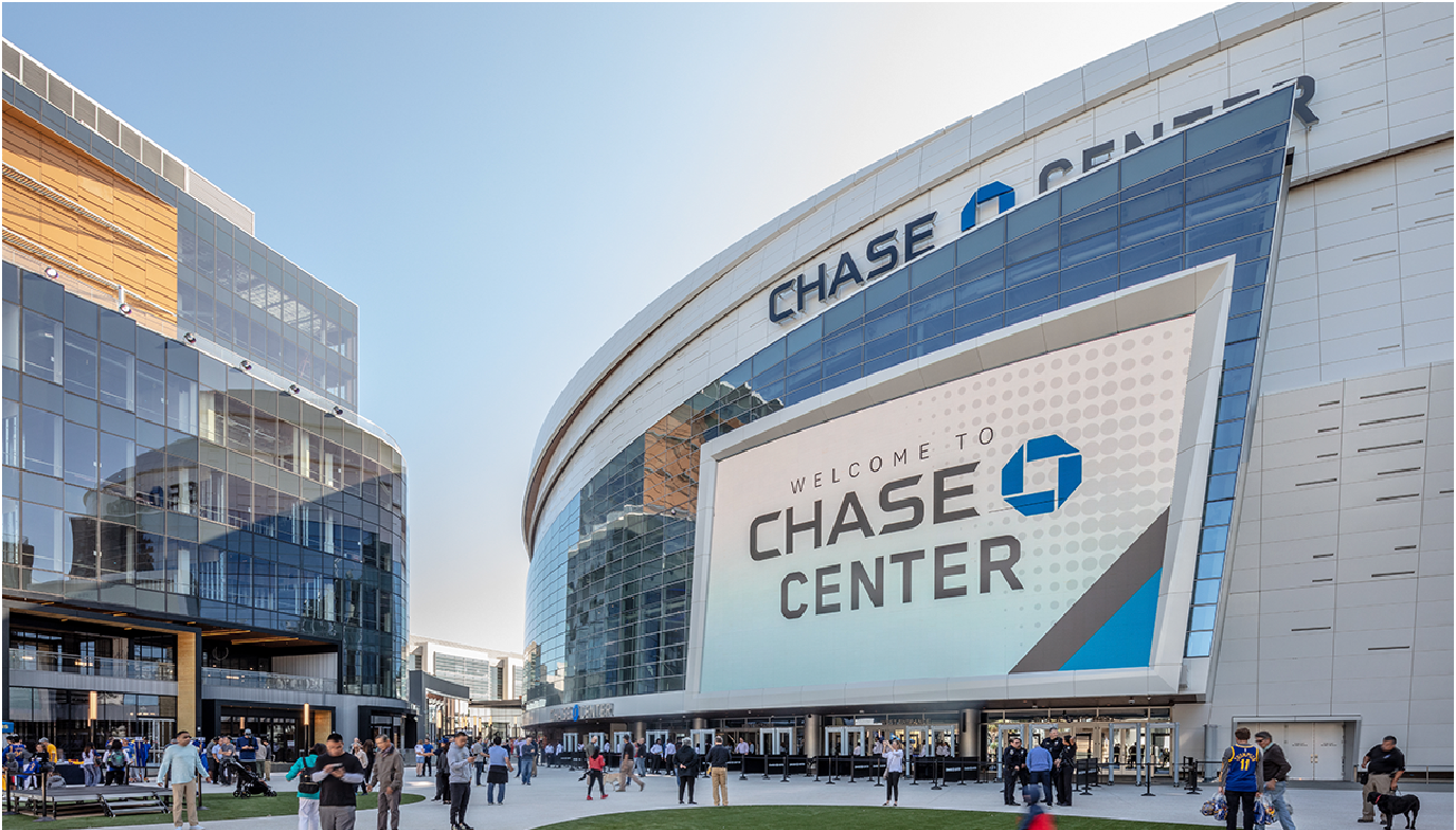 A picture of chase center