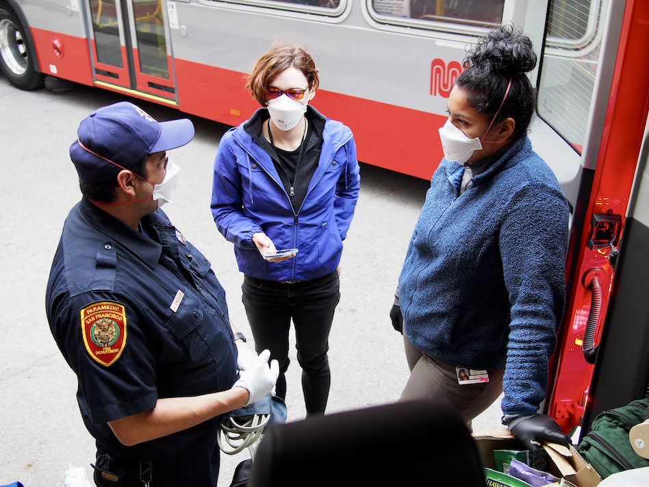 three members of street crisis response team