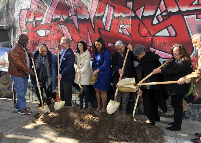 Groundbreaking at Casa de la Mision 