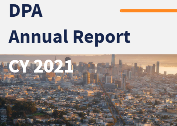 Image of the front page of DPA Annual Report
