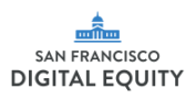 San Francisco Digital Equity logo