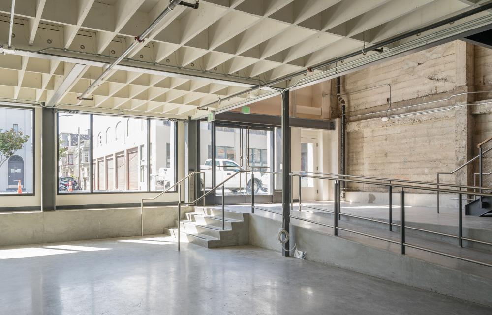 bright, sunny interior of 1076 Howard, the new site of SoMa RISE