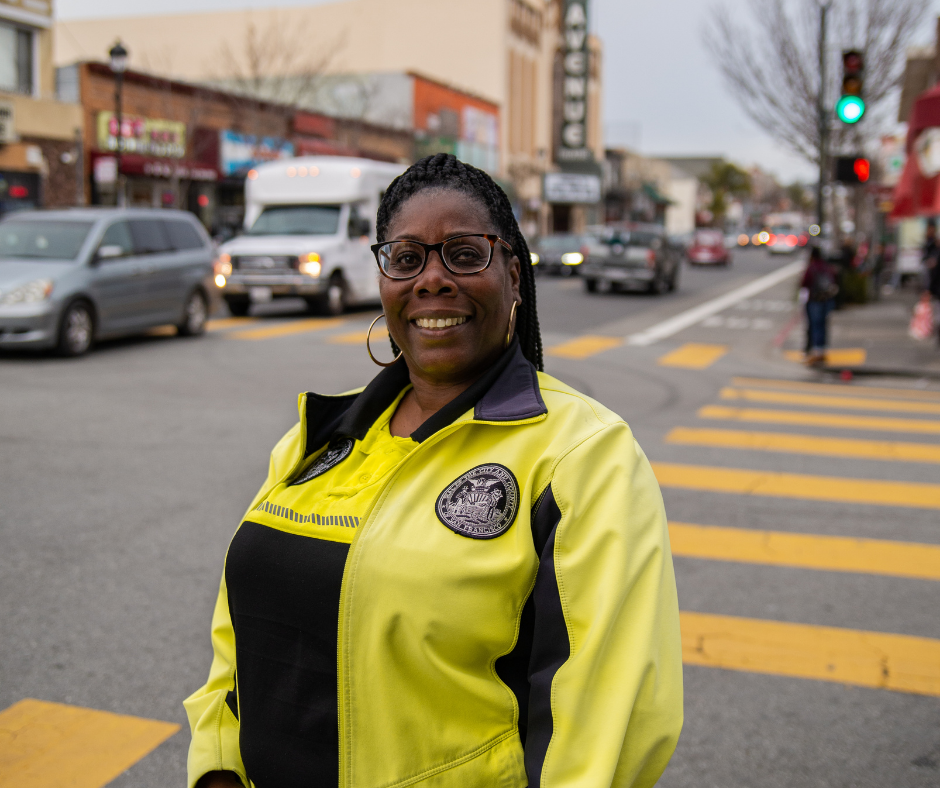 Community Ambassador Schevonne smiles at the camera 