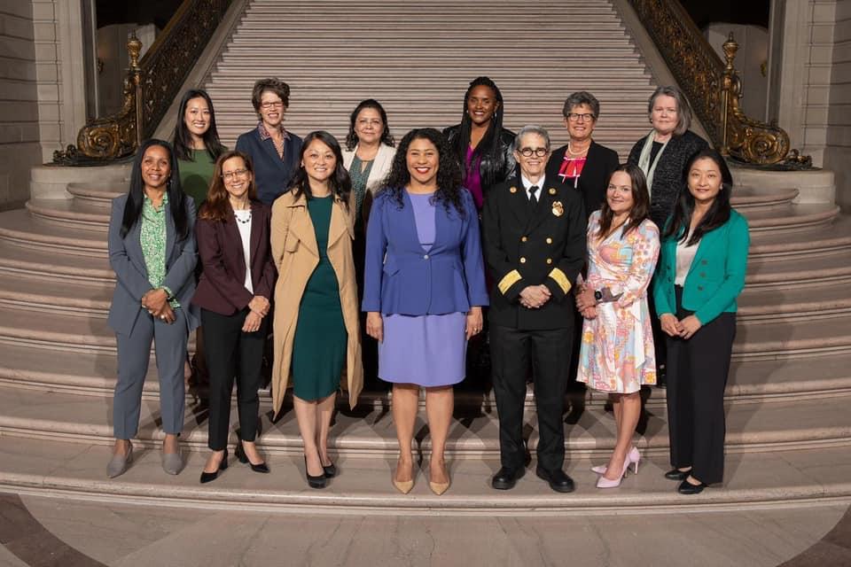 Women's History Month photo with City leaders