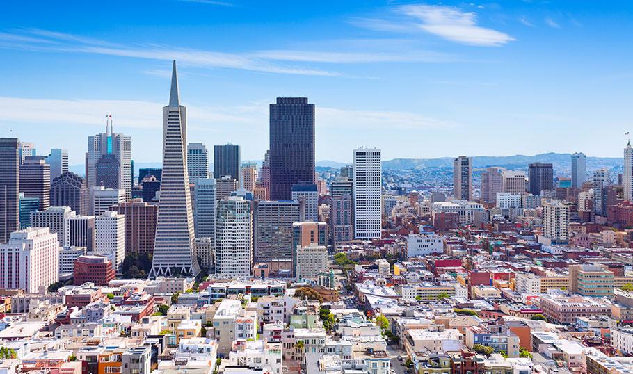 San Francisco skyline on clear day