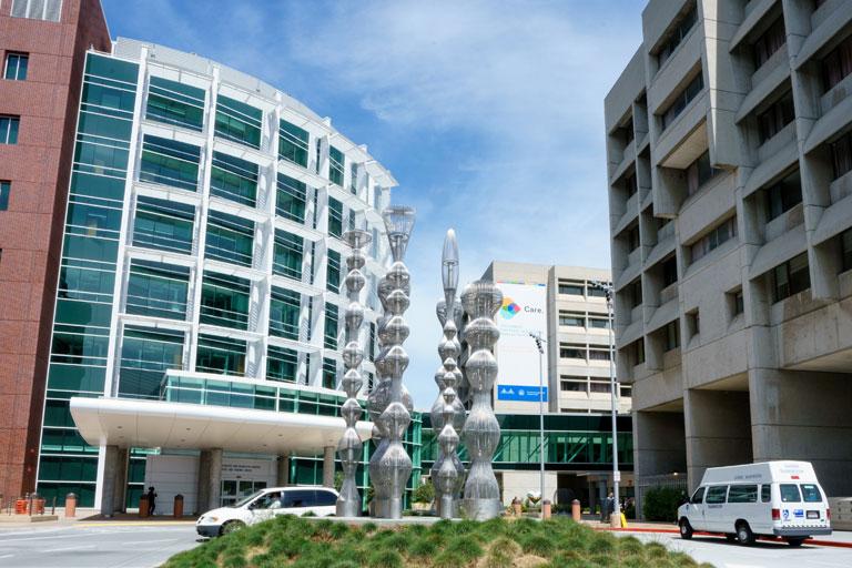 multiple medical building at zuckerberg general hospital