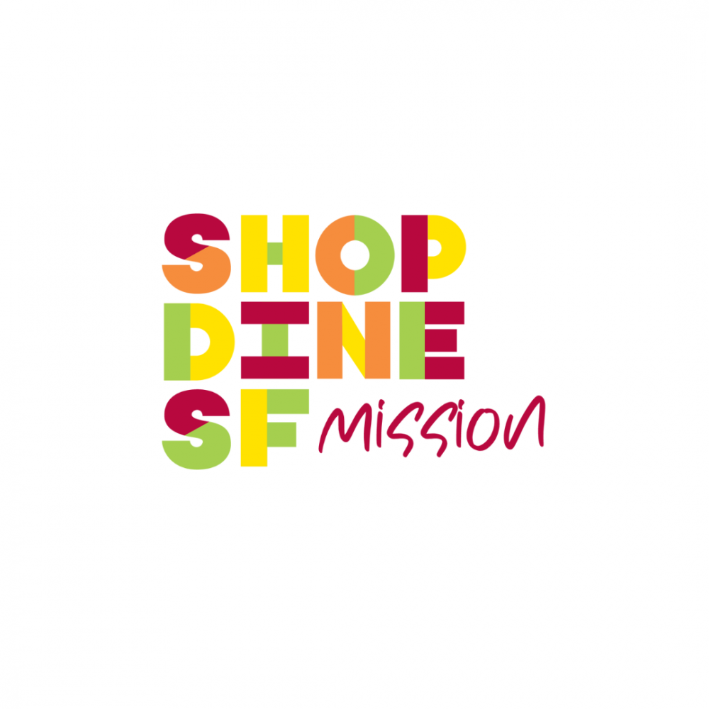 Logo reading Shop Dine Mission