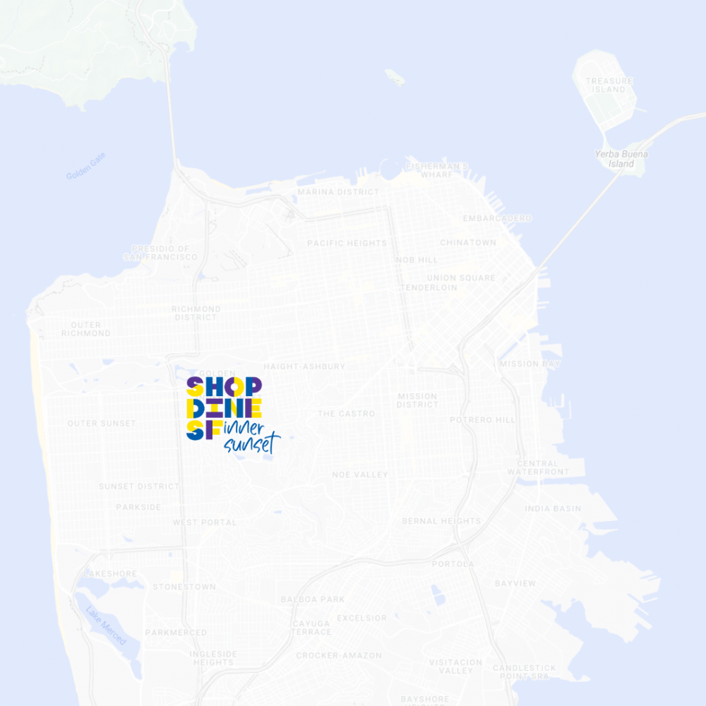 Map of SF with Inner Sunset