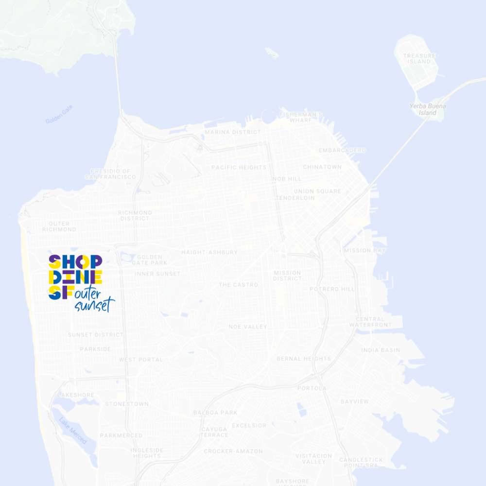 Map of SF with Outer Sunset