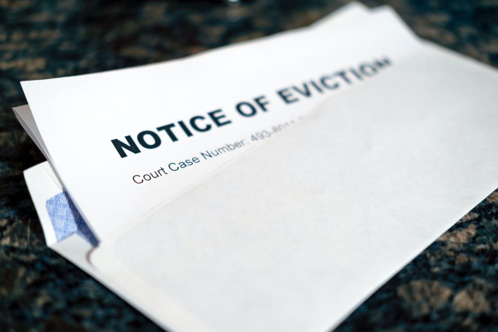 Notice of eviction