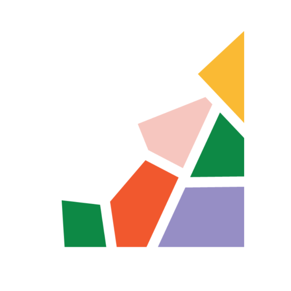 graphic of multi-colored shapes