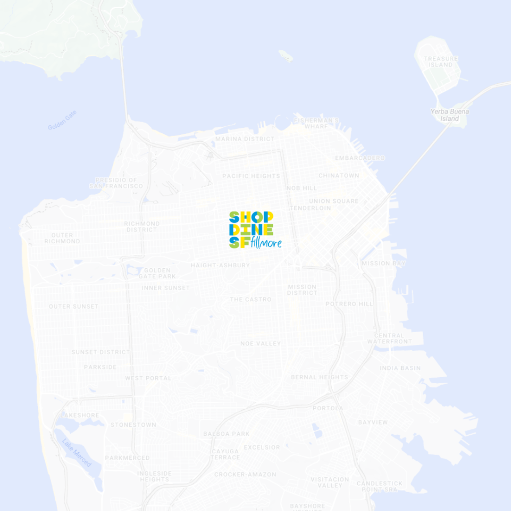 Map of SF with Fillmore