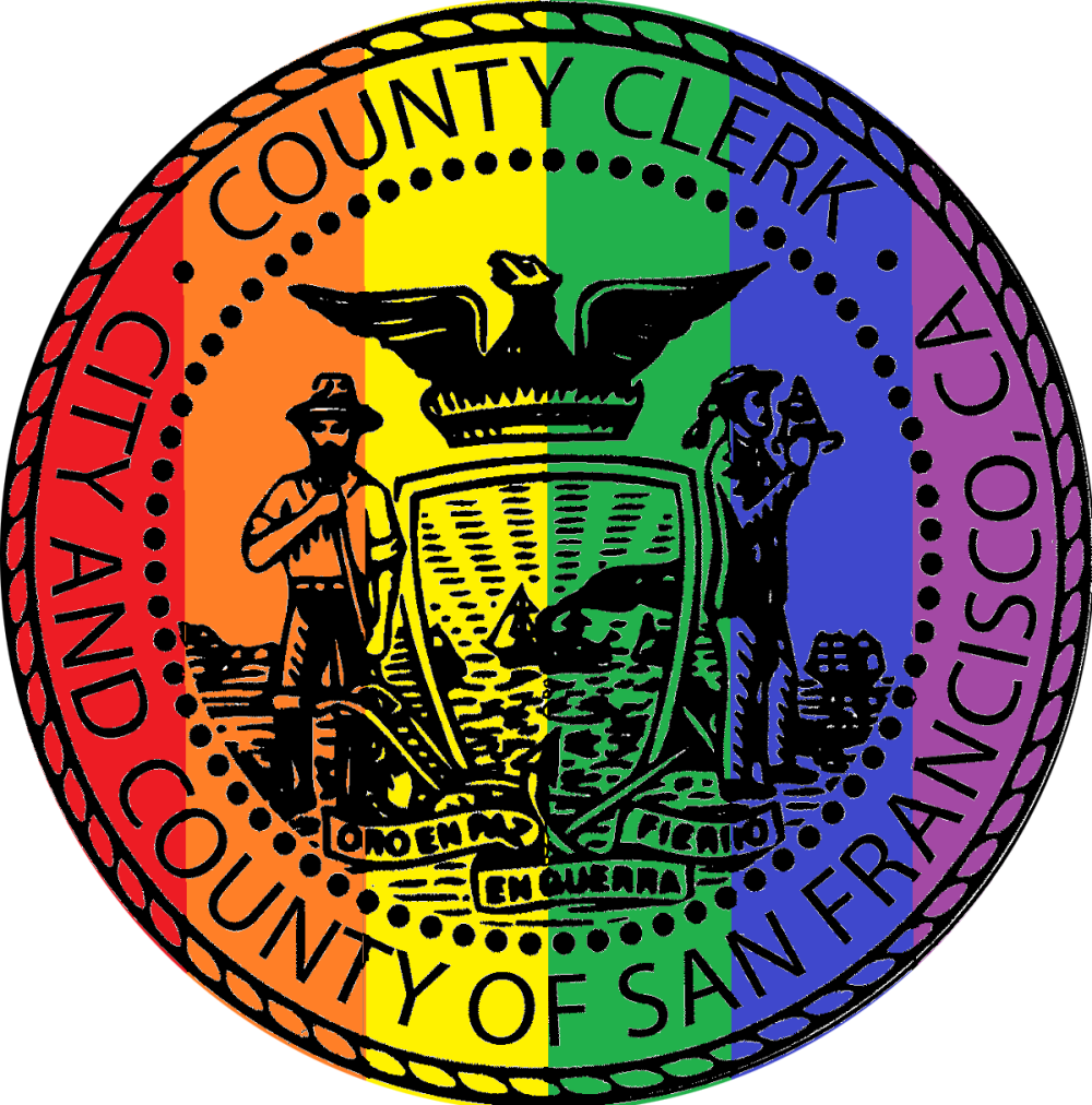 County Clerk Logo Rainbow