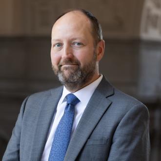 Controller Greg Wager in City Hall